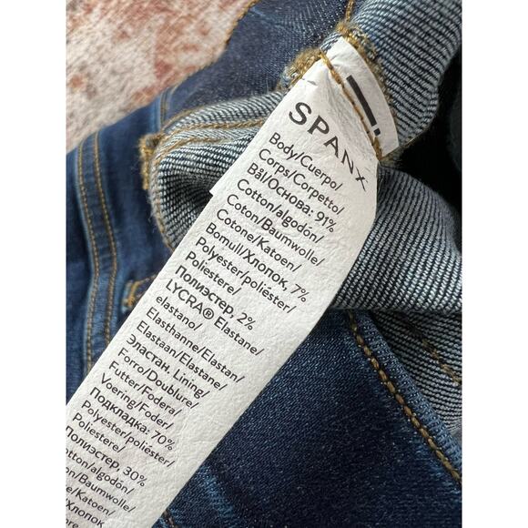 Spanx Flare Jeans Midnight Shade Womens Size XL Pull On Pants Stretch NWT - Picture 7 of 8